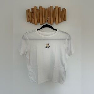 White Graphic T-Shirt
